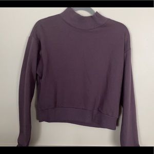 Wild Fable Cropped Mock Neck Sweatshirt